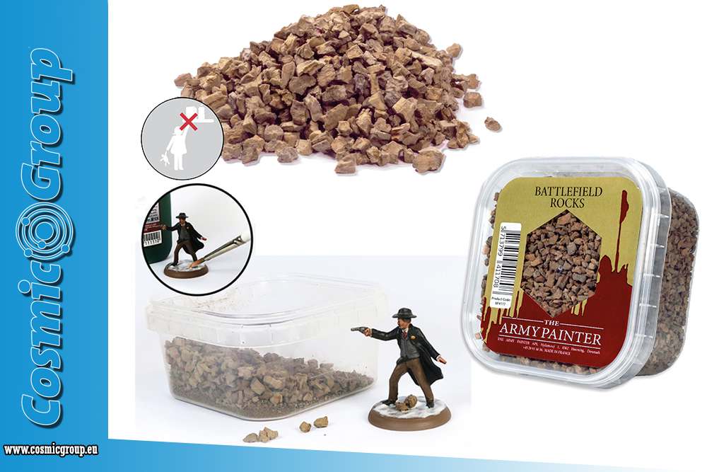 Basing: Battlefield Rocks army painter