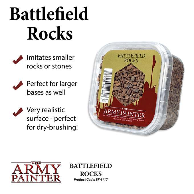Basing: Battlefield Rocks army painter