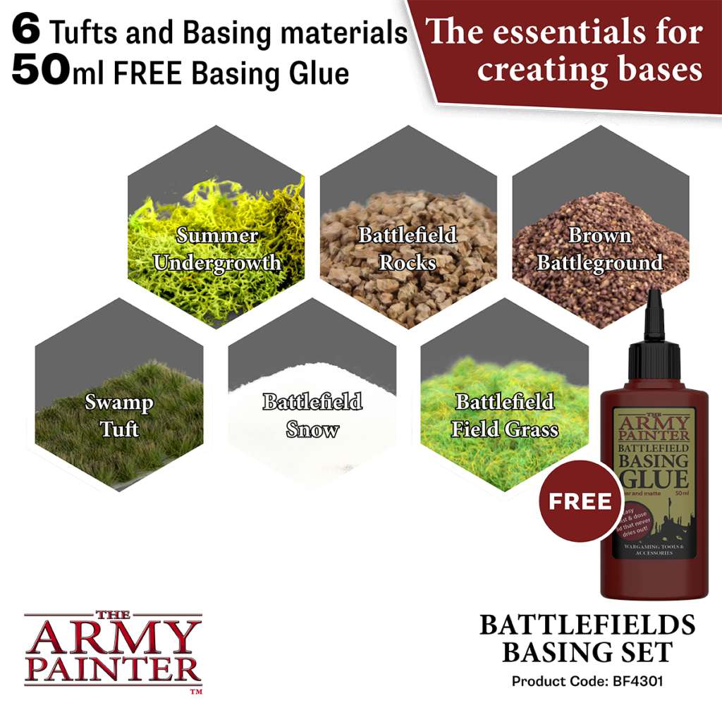 Battlefields Basing Set - All-in-One Basing Materials army painter