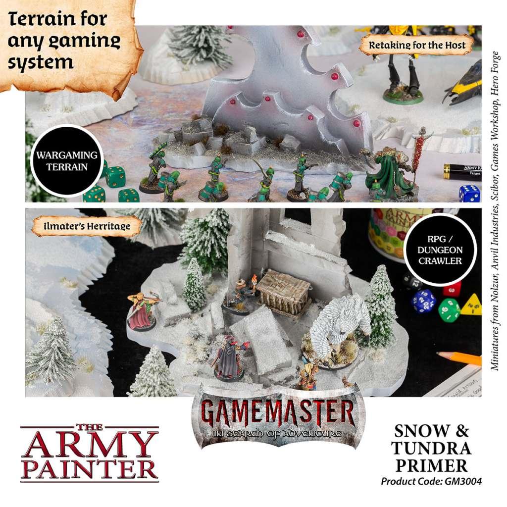 Gamemaster Terrain Primer - Snö & Tundra - Robotto