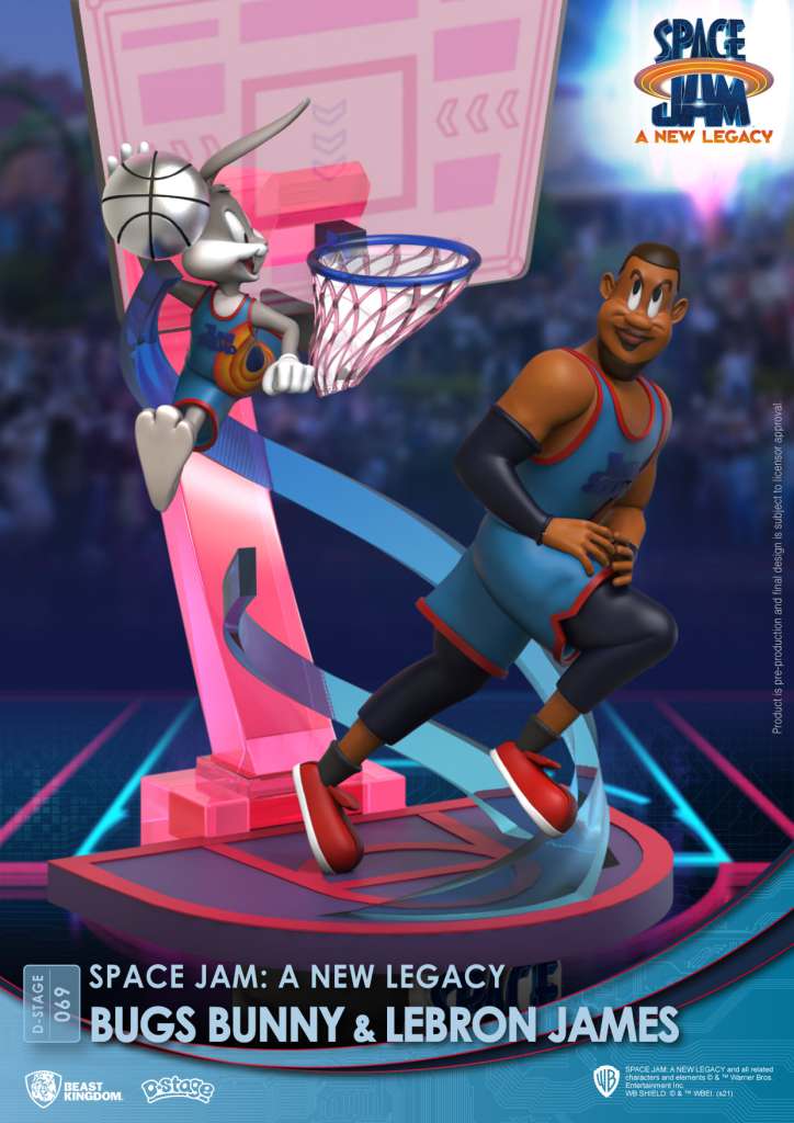 D-stage Space Jam 2 Bugs Bunny & LeBron beast kingdom