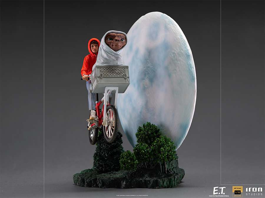 E.T. & Elliot 1/10 Art Deluxe Statue iron studios