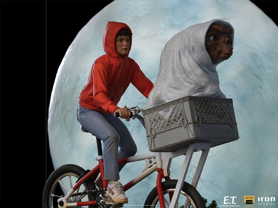 E.T. & Elliot 1/10 Art Deluxe Statue iron studios