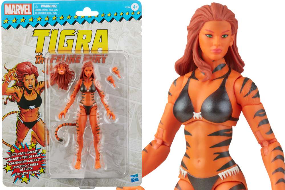 Marvel Legends Vintage Tigra Actionfigur hasbro