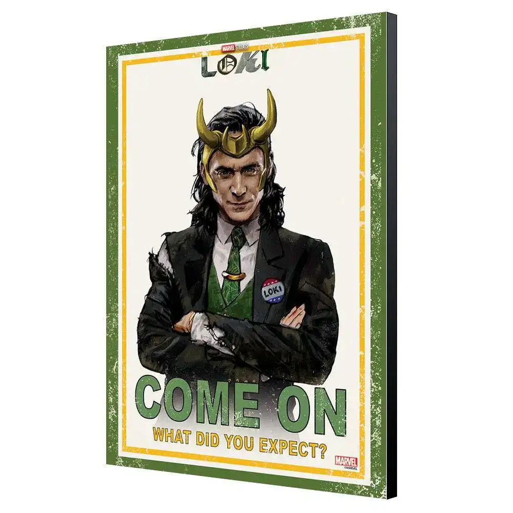 LOKI WHAT DID YOU EXPECT WOOD PANEL - bild 1