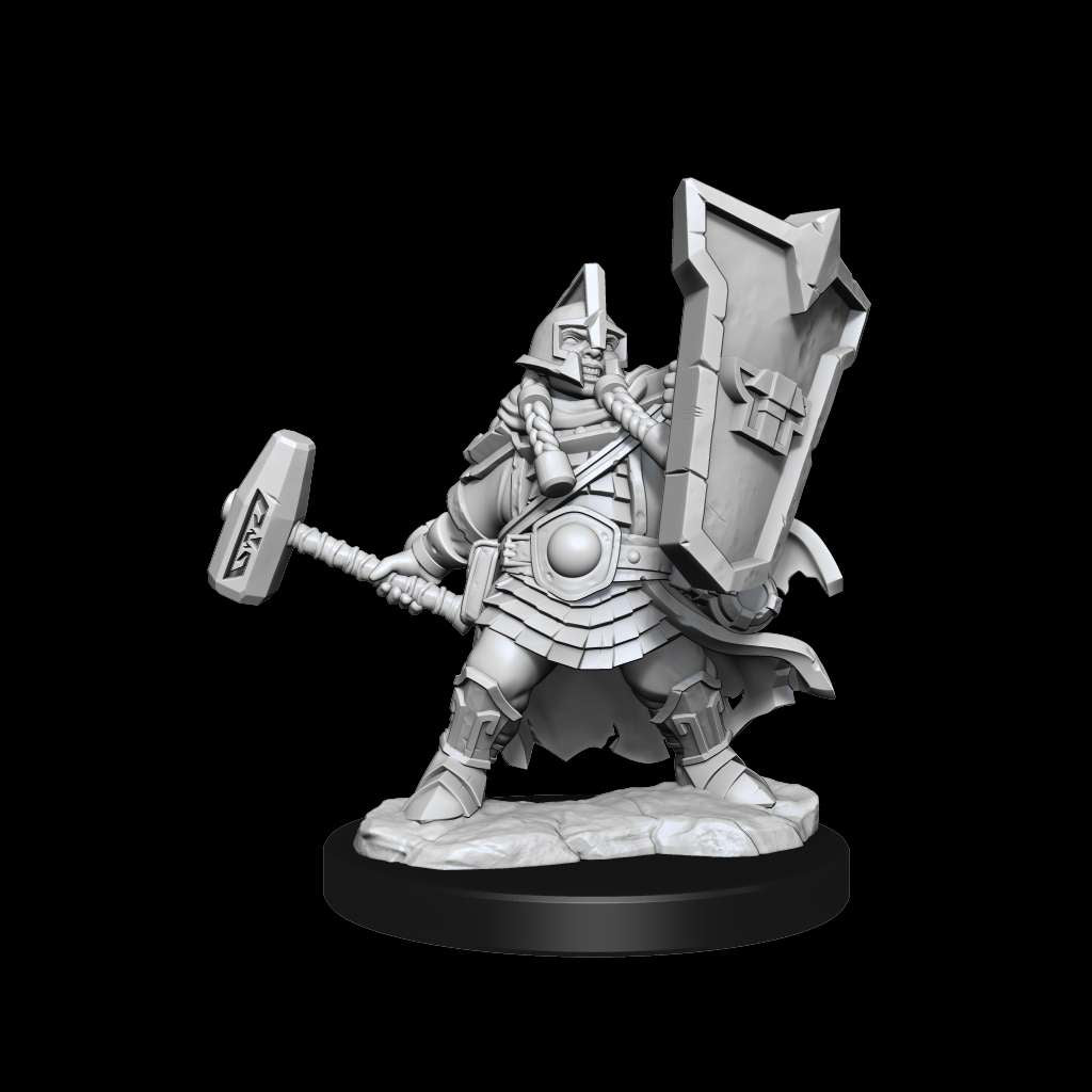 D&d Frameworks - Dwarf Cleric Female Miniature wizkids