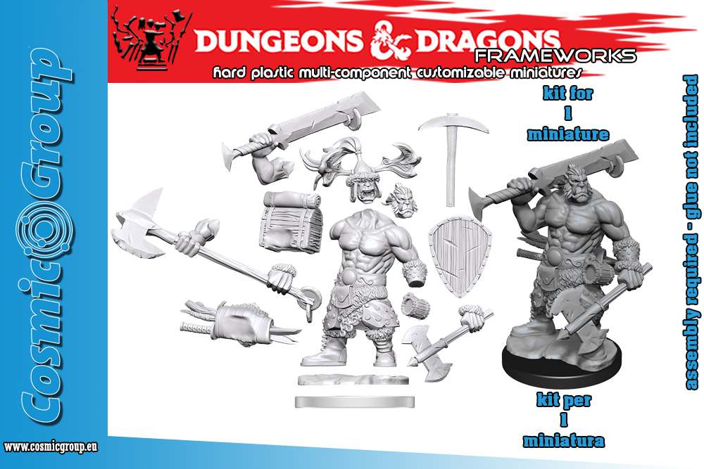 D&D Frameworks - Orc Barbarian Man wizkids