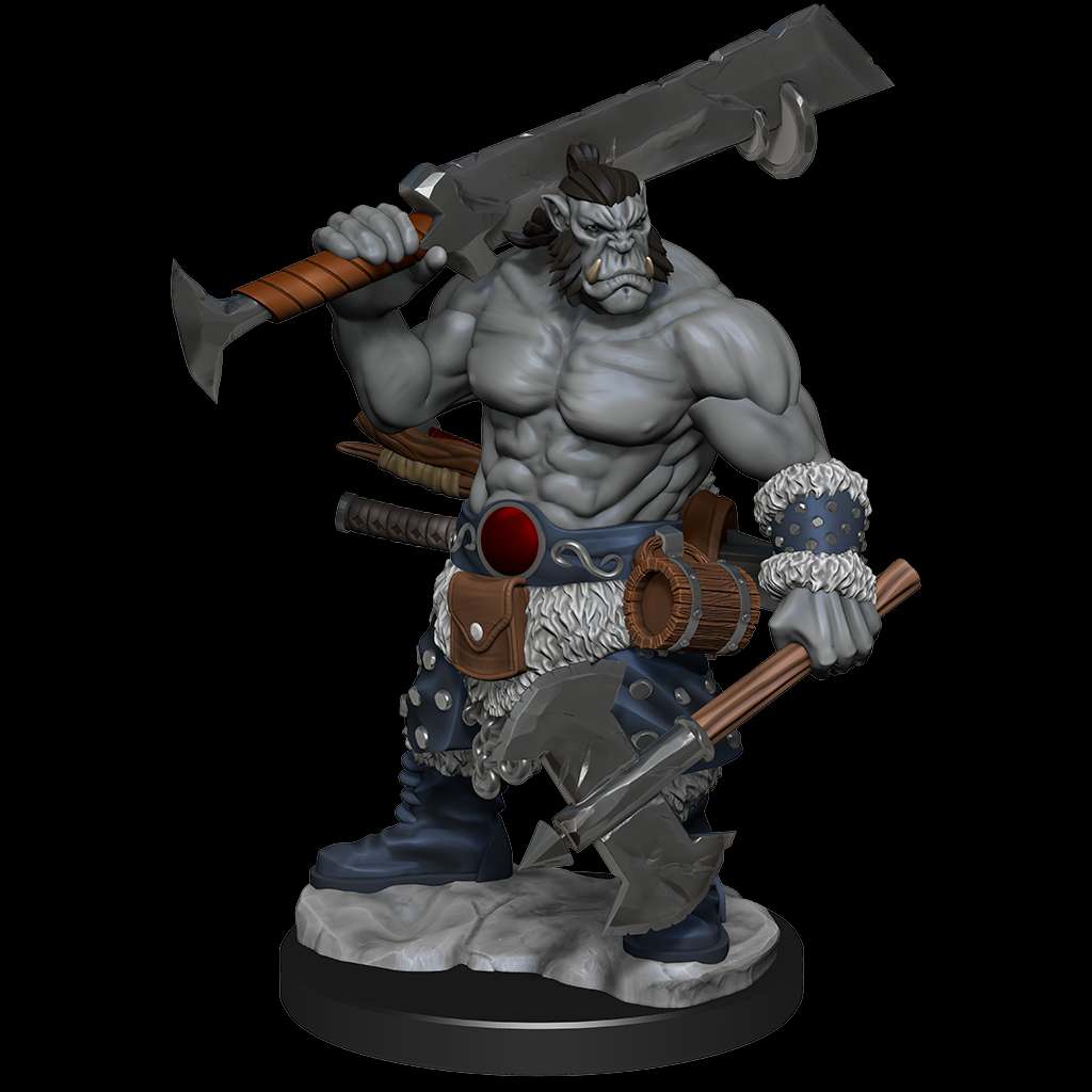 D&D Frameworks - Orc Barbarian Man wizkids