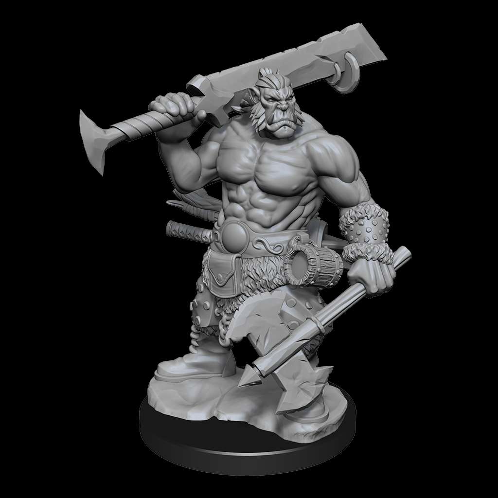 D&D Frameworks - Orc Barbarian Man wizkids