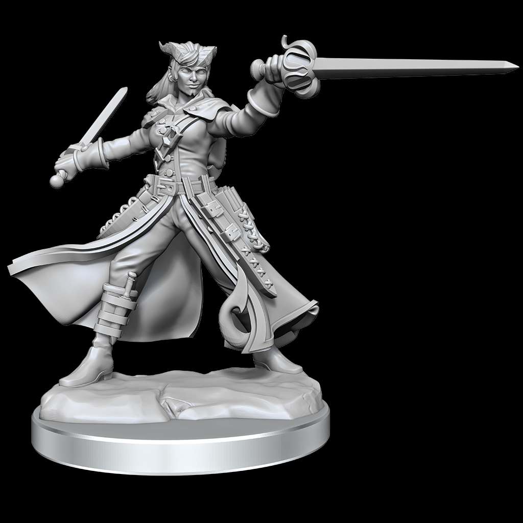 D&D Frameworks - Tiefling Rogue Female Miniature wizkids