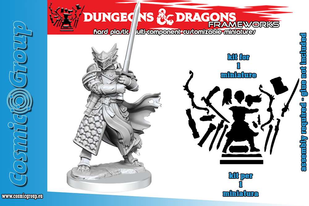 D&D Frameworks: Dragonborn Paladin Male - Det Ultimata Spelsetet wizkids