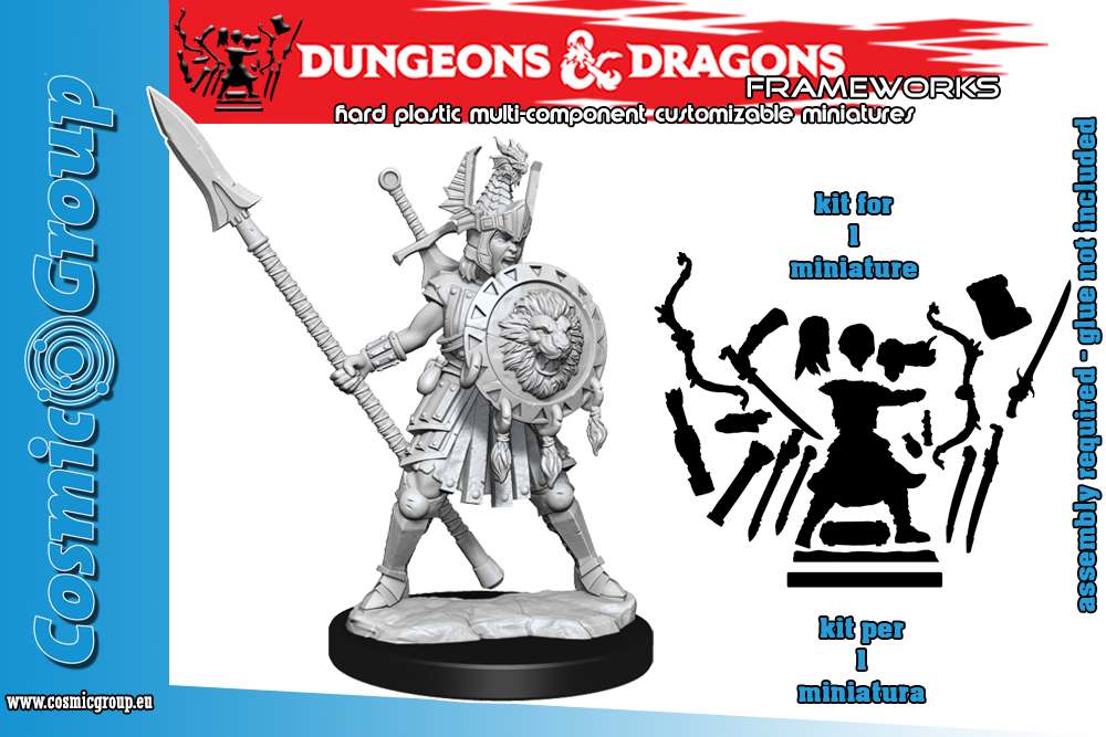 D&d frameworks - kvinnlig mänsklig krigare wizkids