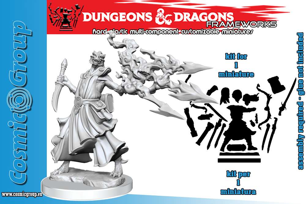 D&D Frameworks - Dragonborn Sorcerer Female wizkids