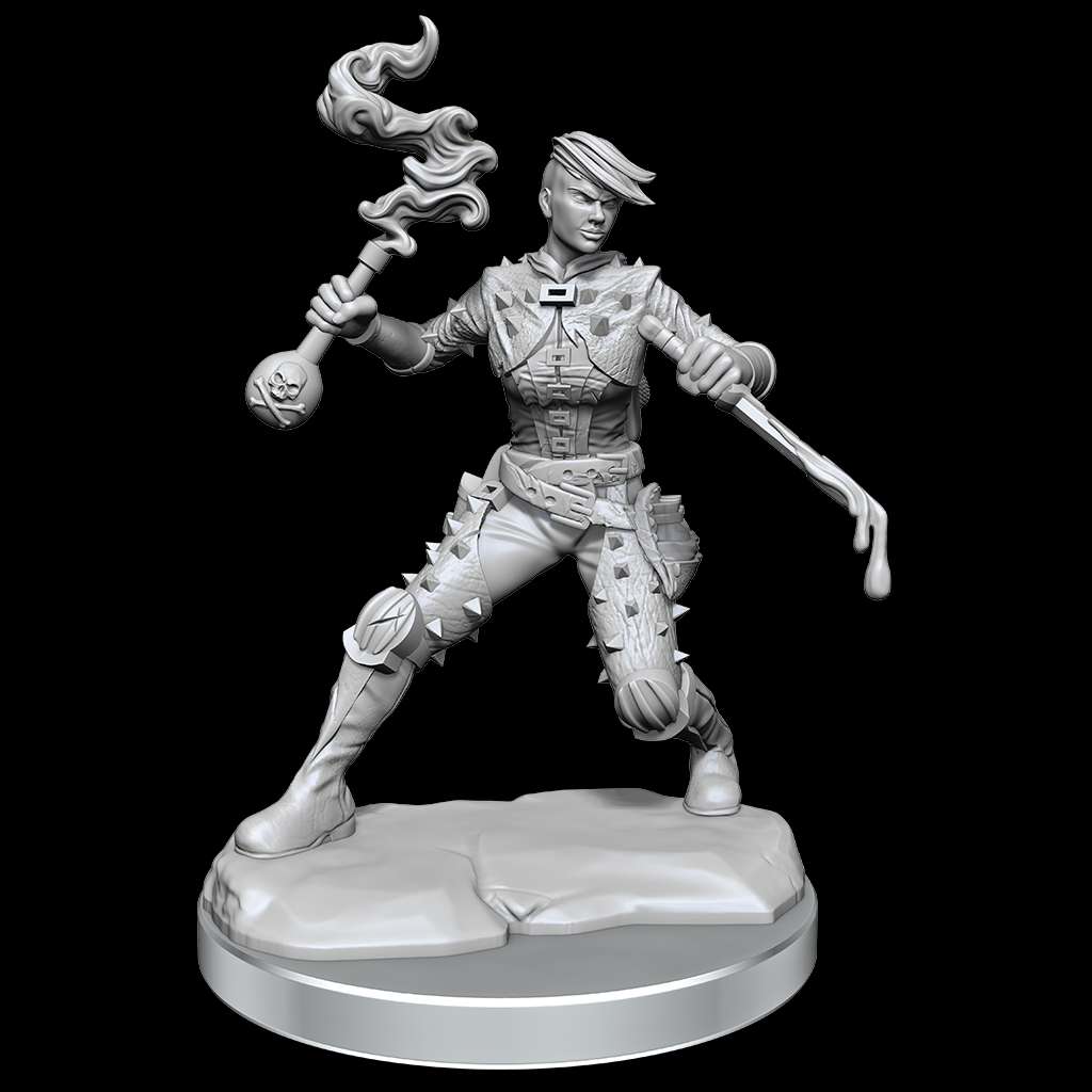 D&d Frameworks - Human Rogue Female Miniature wizkids