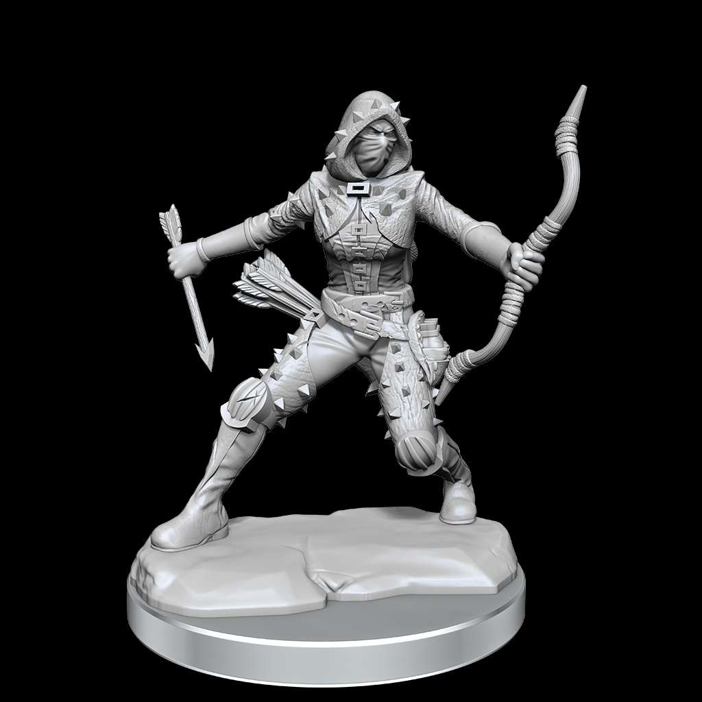 D&d Frameworks - Human Rogue Female Miniature wizkids