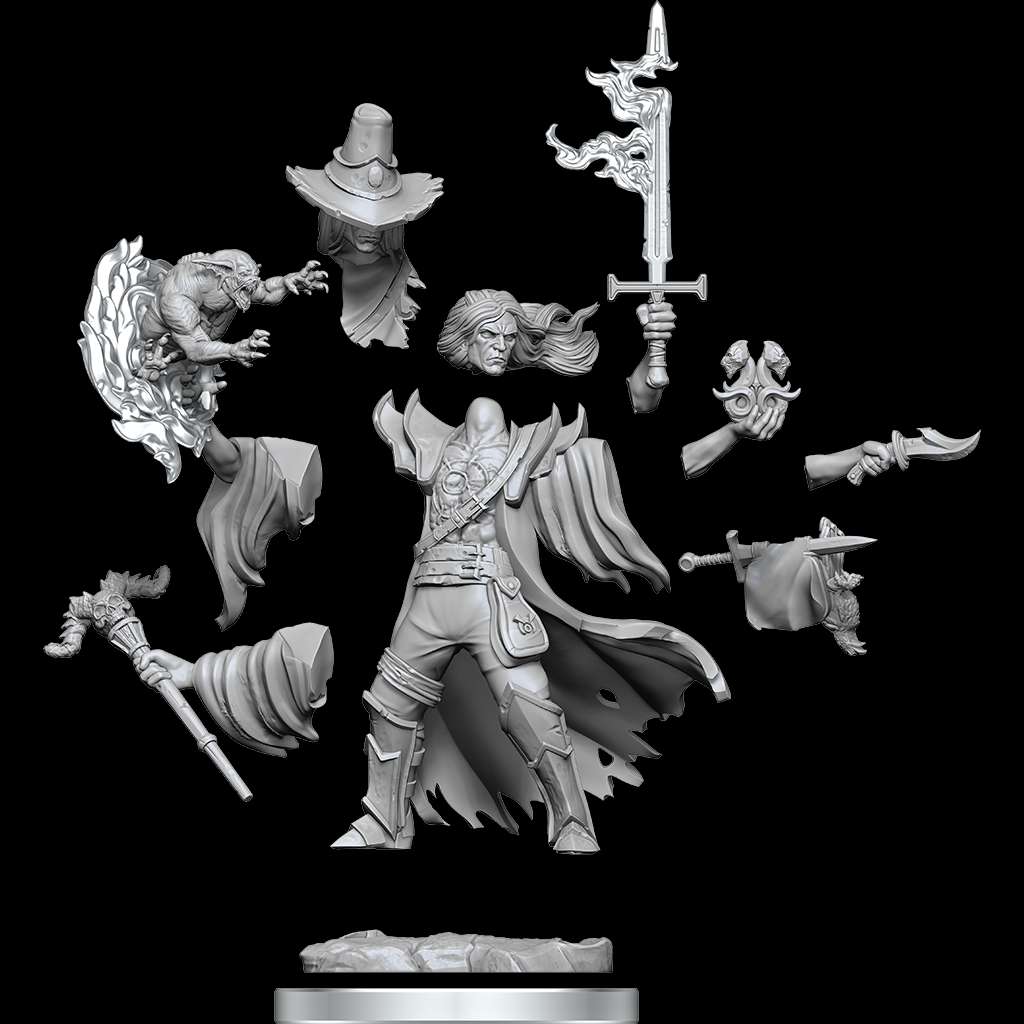 D&D Frameworks - Mänsklig Warlock wizkids