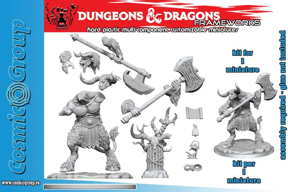 DUNGEON & DRAGONS FRAMEWORS – Miniatyrer i hård plast, många komponenter