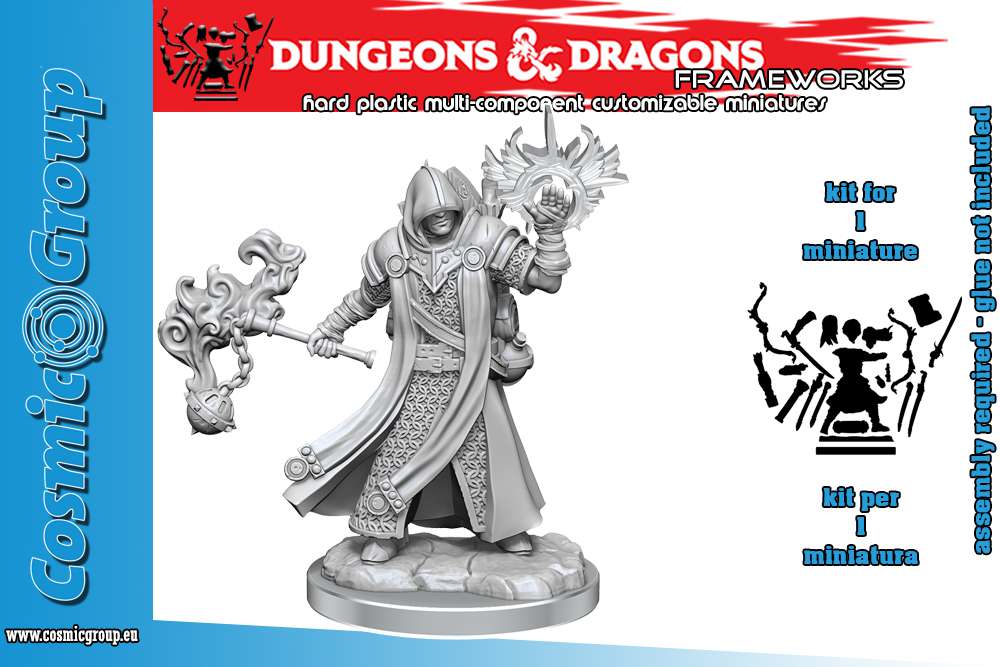 D&D Frameworks - Manlig Cleric av Mänsklig Ras wizkids