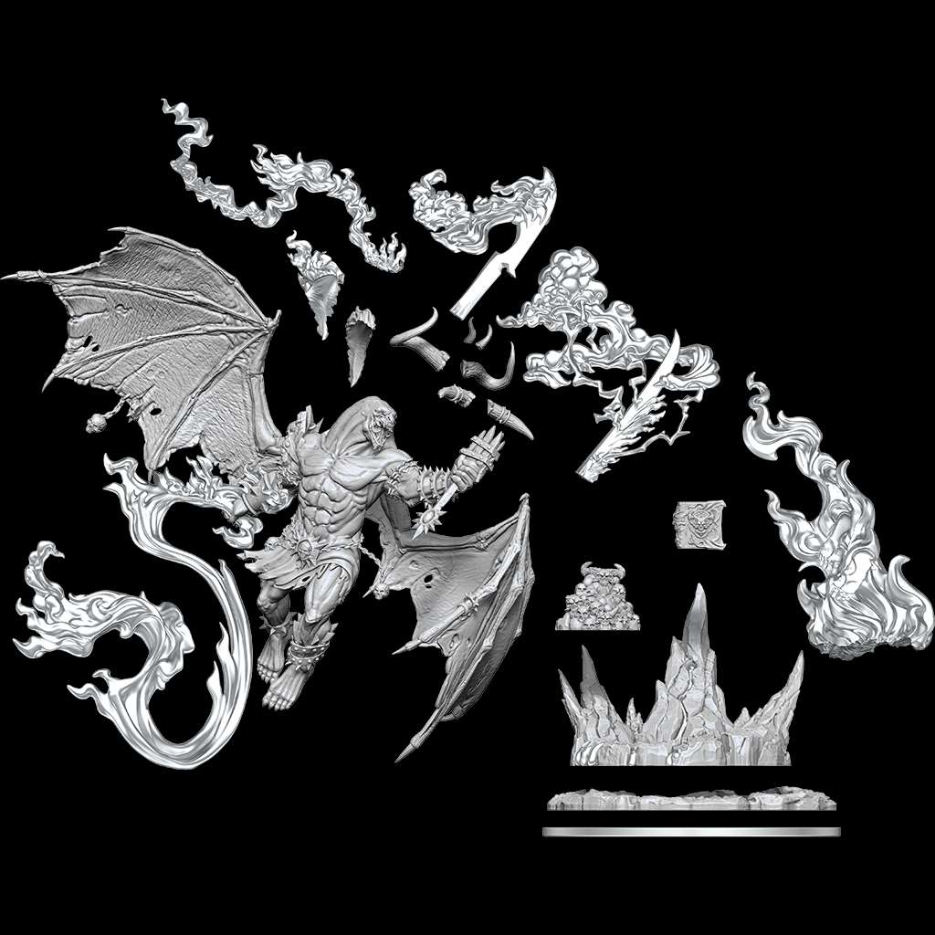 D&D Frameworks: Balor - Ultimata Miniatyr för Rollspel wizkids