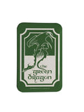 Lotr The Green Dragon Magnet 54x78 – Kvalitetsmagnet med Tolkien-tema - Robotto