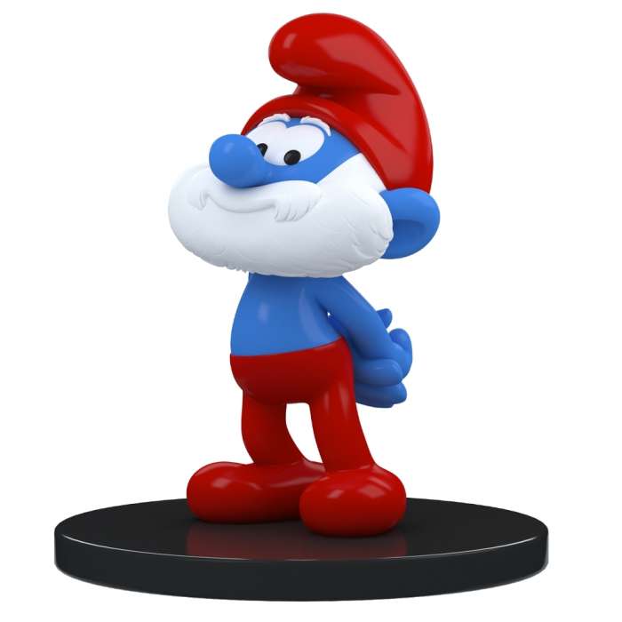 Papa Smurf Resinfigur - Samlarobjekt av Hög Kvalitet puppy
