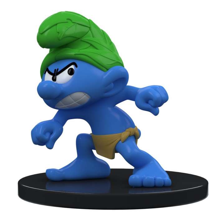 Smurfs Wild Smurf Resin Figur puppy