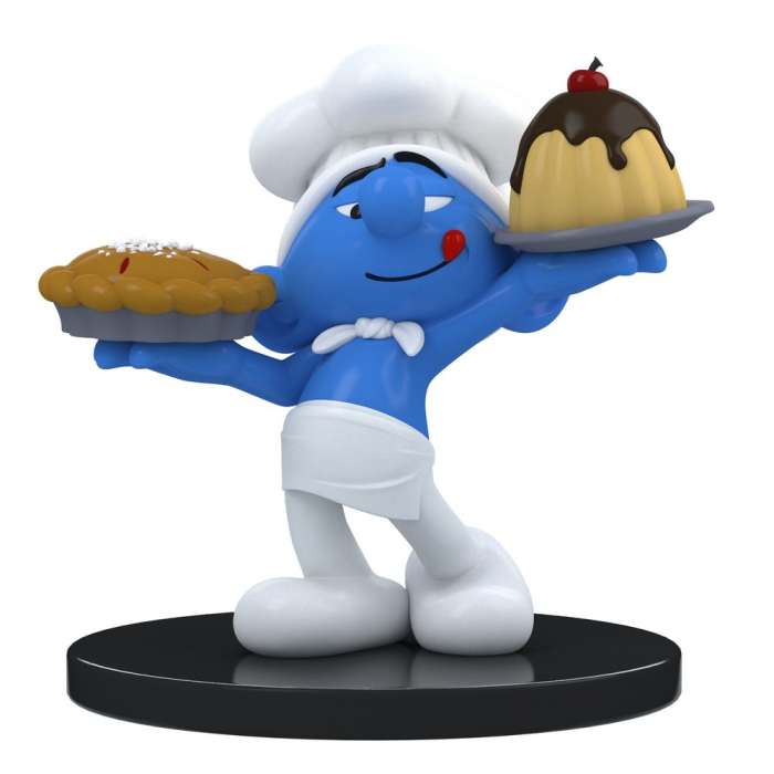 Smurfs Cook Smurf Resin Figur puppy
