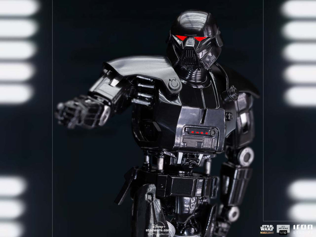 Mandalorian Dark Trooper 1/10 Staty iron studios