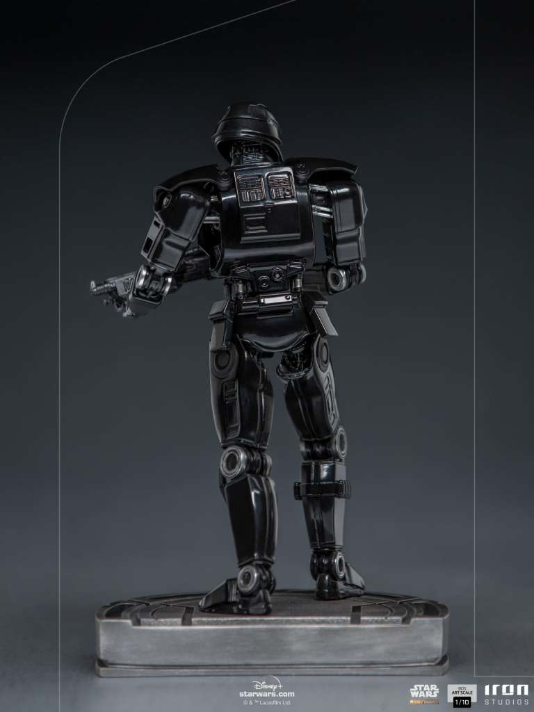 Mandalorian Dark Trooper 1/10 Staty iron studios