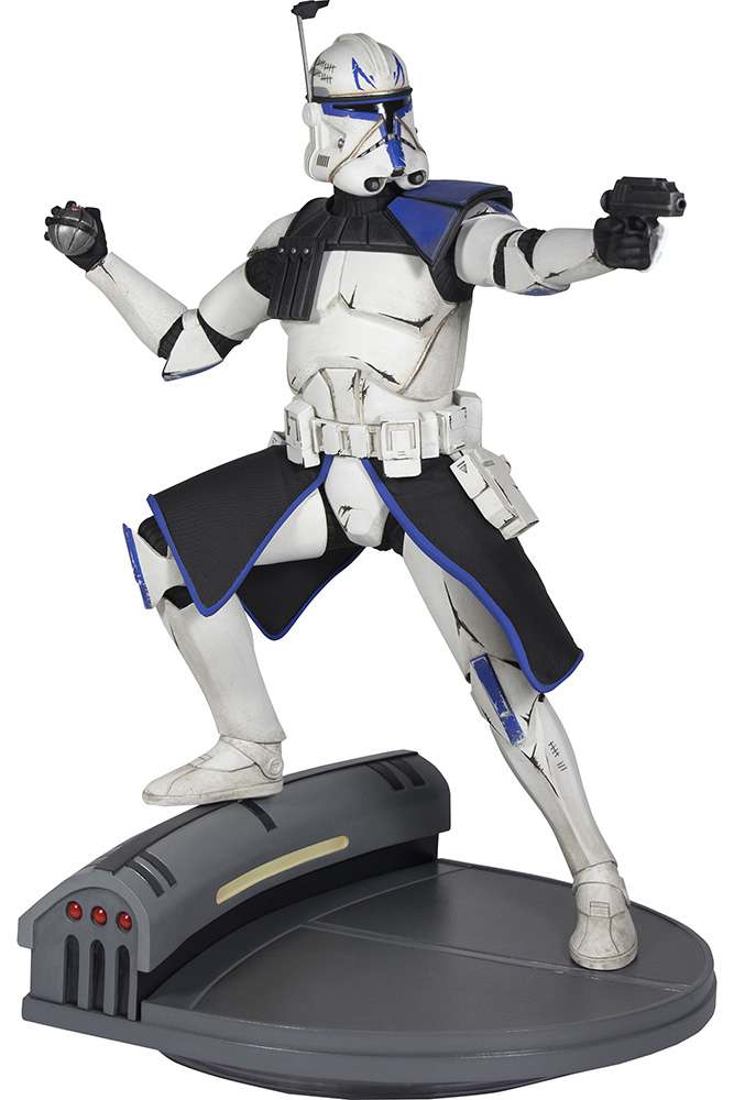 Star Wars Clone Wars Captain Rex Premium Collector Statue diamond select