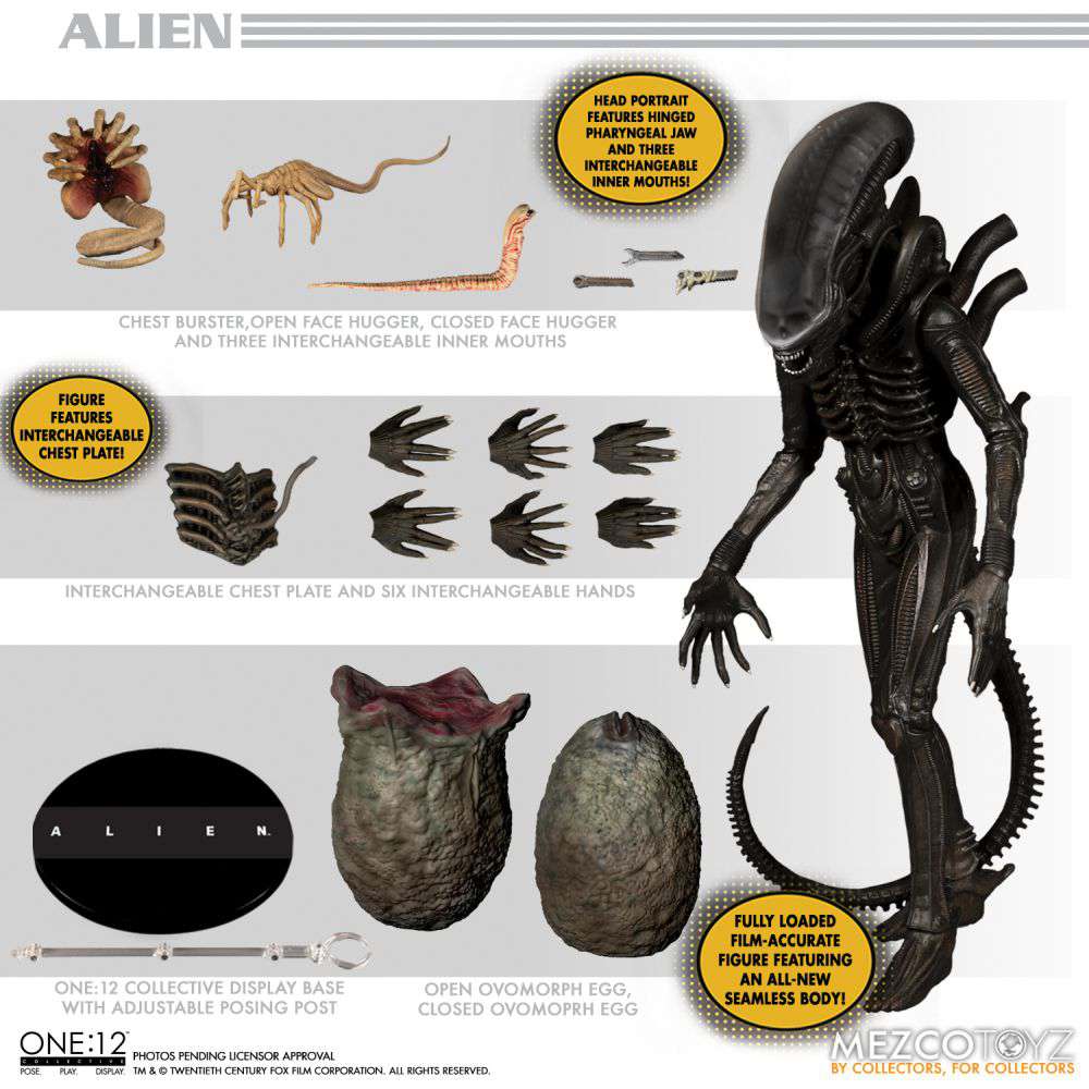 One:12 Collective Alien Figur mezco toys