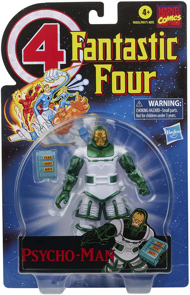 Marvel Legends Vintage Fantastic Four Psycho Man Action Figure hasbro