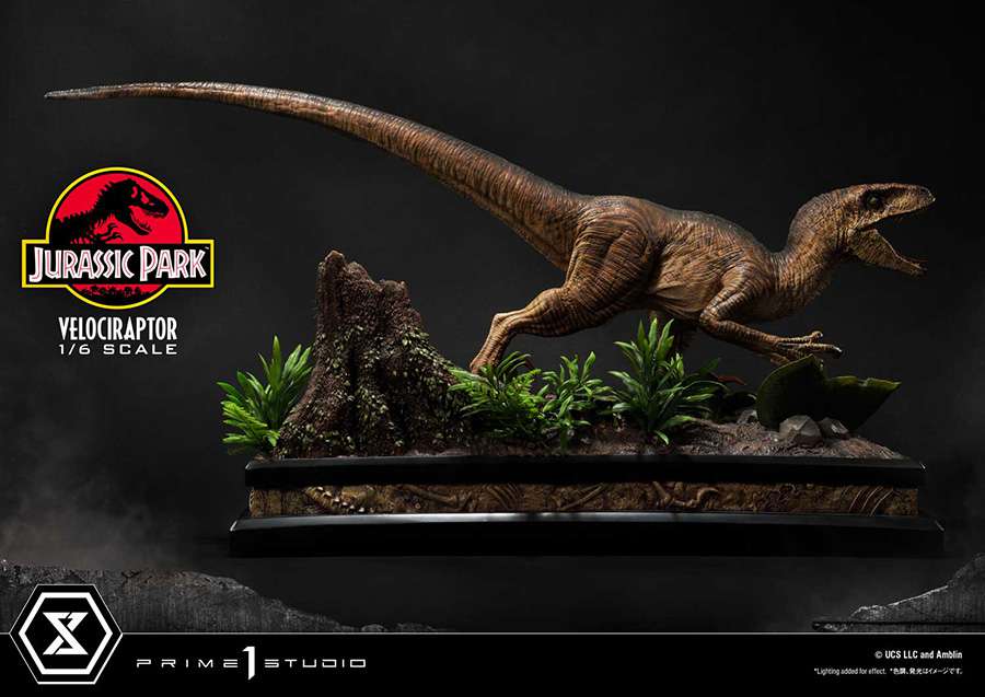 Jurassic Park Velociraptor Attack Statue 1/6 Skala prime 1