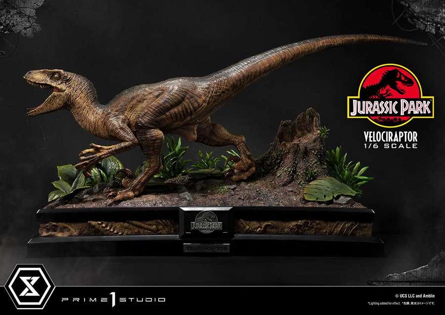 Jurassic Park Velociraptor Attack Statue 1/6 Skala - Robotto