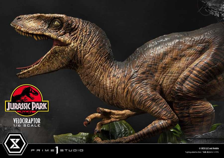 Jurassic Park Velociraptor Attack Statue 1/6 Skala - Robotto