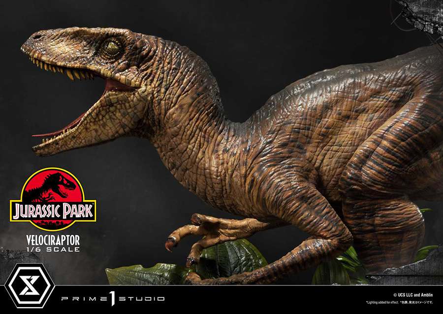 Jurassic Park Velociraptor Attack Statue 1/6 Skala prime 1