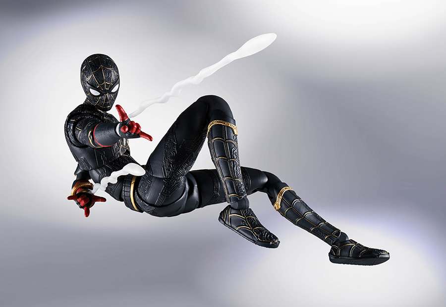 Spider-Man No Way Home Black/Gold SH Figuarts bandai