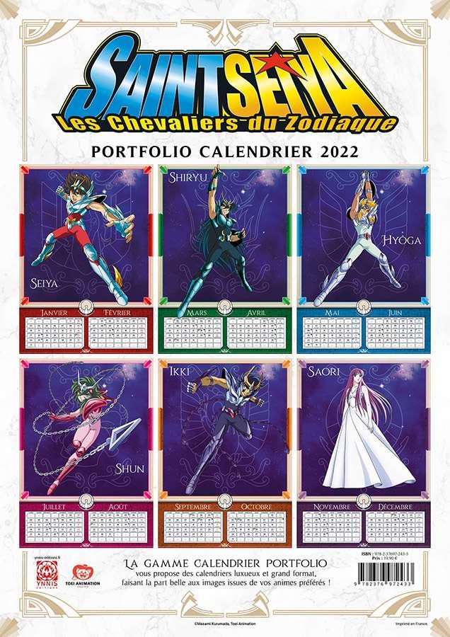 Saint Seiya Portfolio Kalender 2022 - Robotto