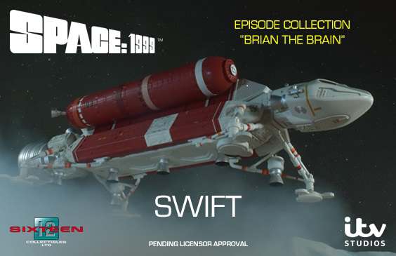 Space 1999 Swift Rymdskepp Die Cast sixteen 12