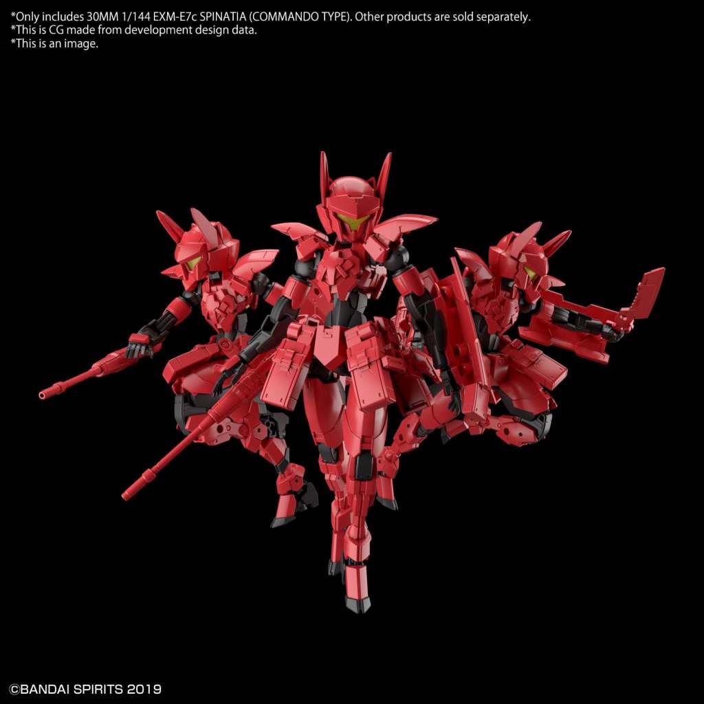 30mm EXM-E7C Spinatia Comm Type 1/144 - Högkvalitativ Modell bandai model kit gunpla