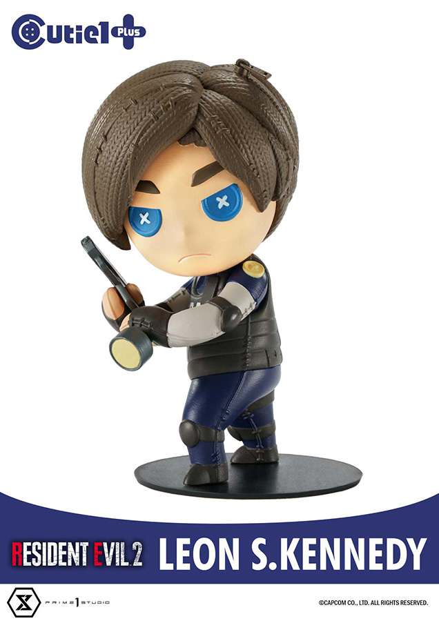 Resident Evil 2 Leon Kennedy Cutie Figur prime 1