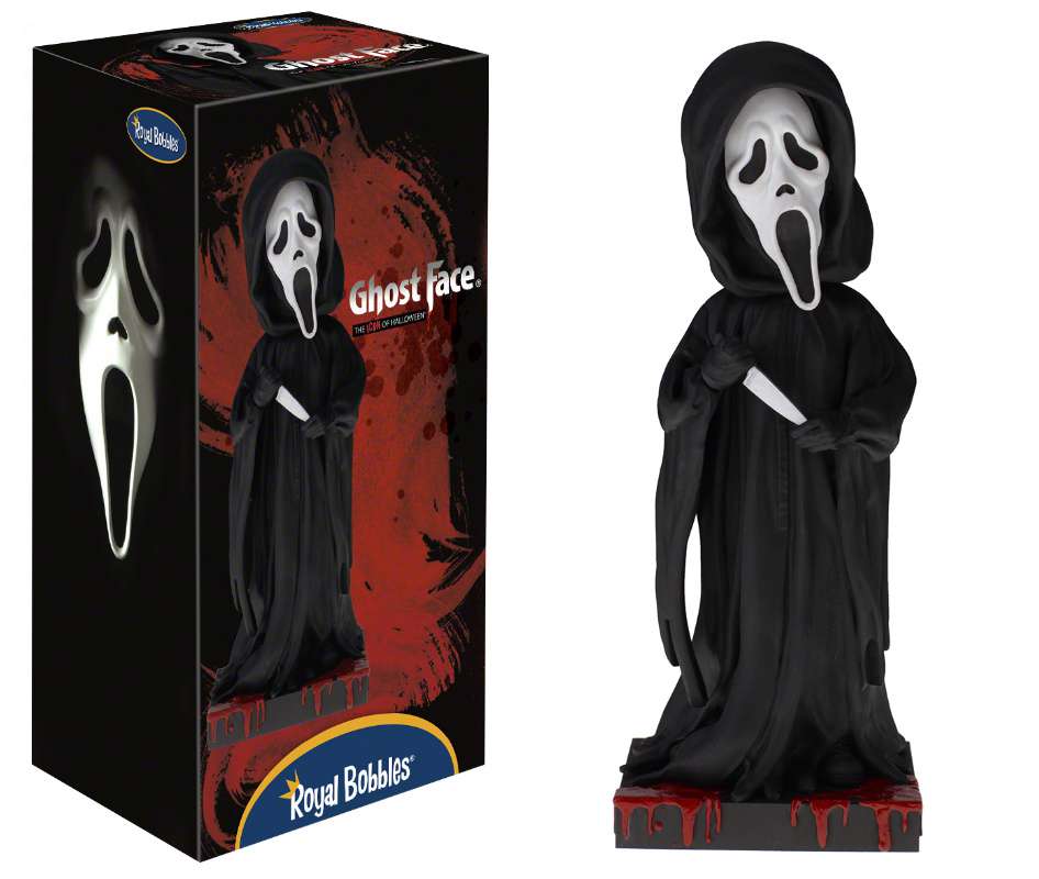 Ghostface Bobblehead - Handmålad Polyresin Figur royal bobble