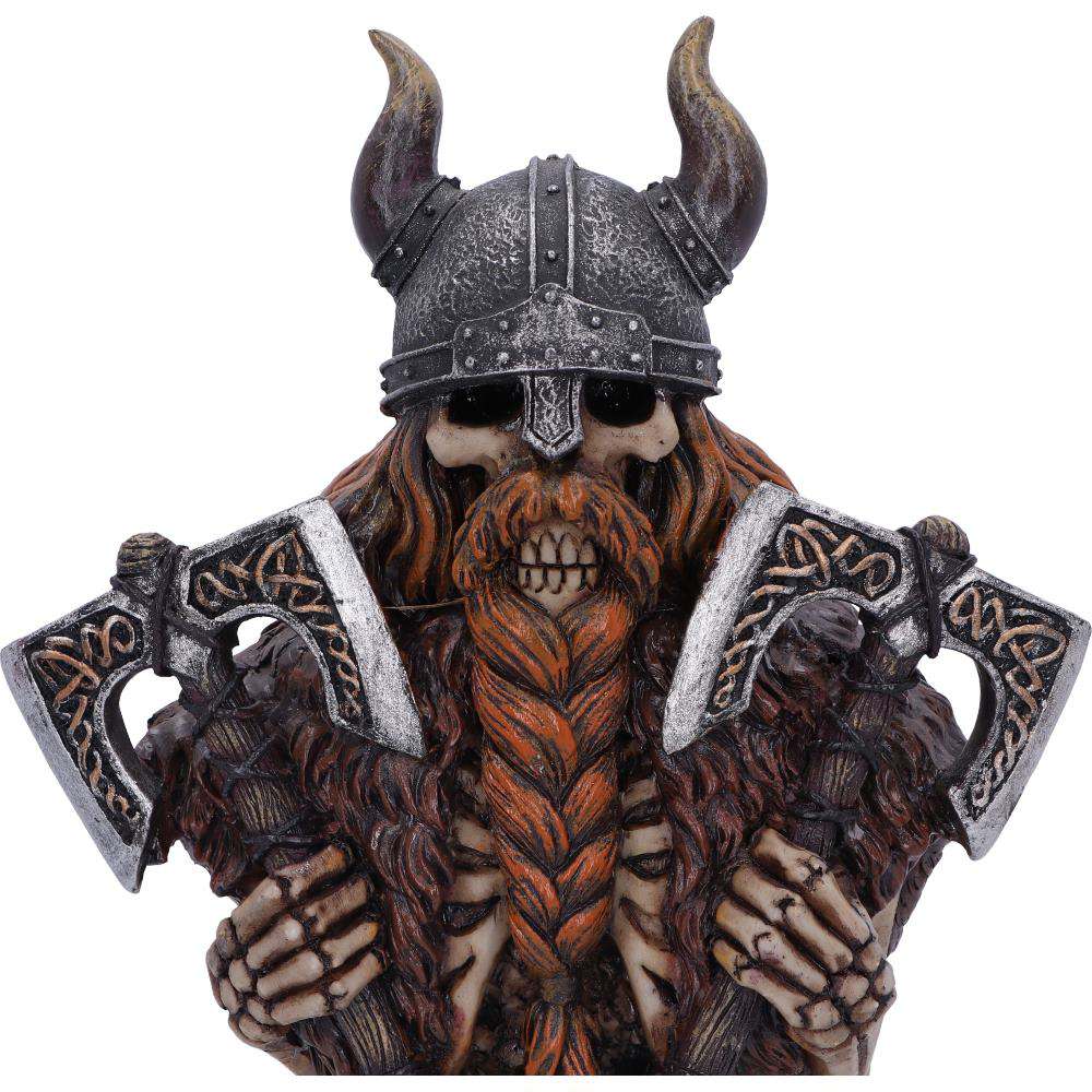 Valhalla Awaits Figur - Norse Warrior i Resin nemesis now