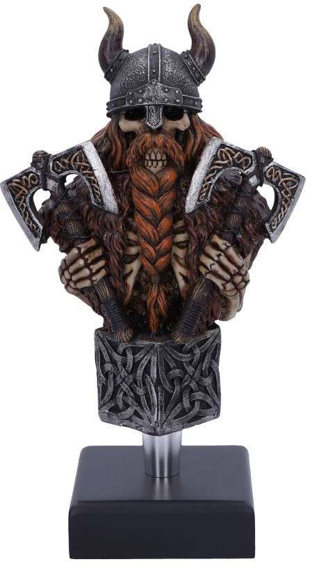 Valhalla Awaits Figur - Norse Warrior i Resin nemesis now