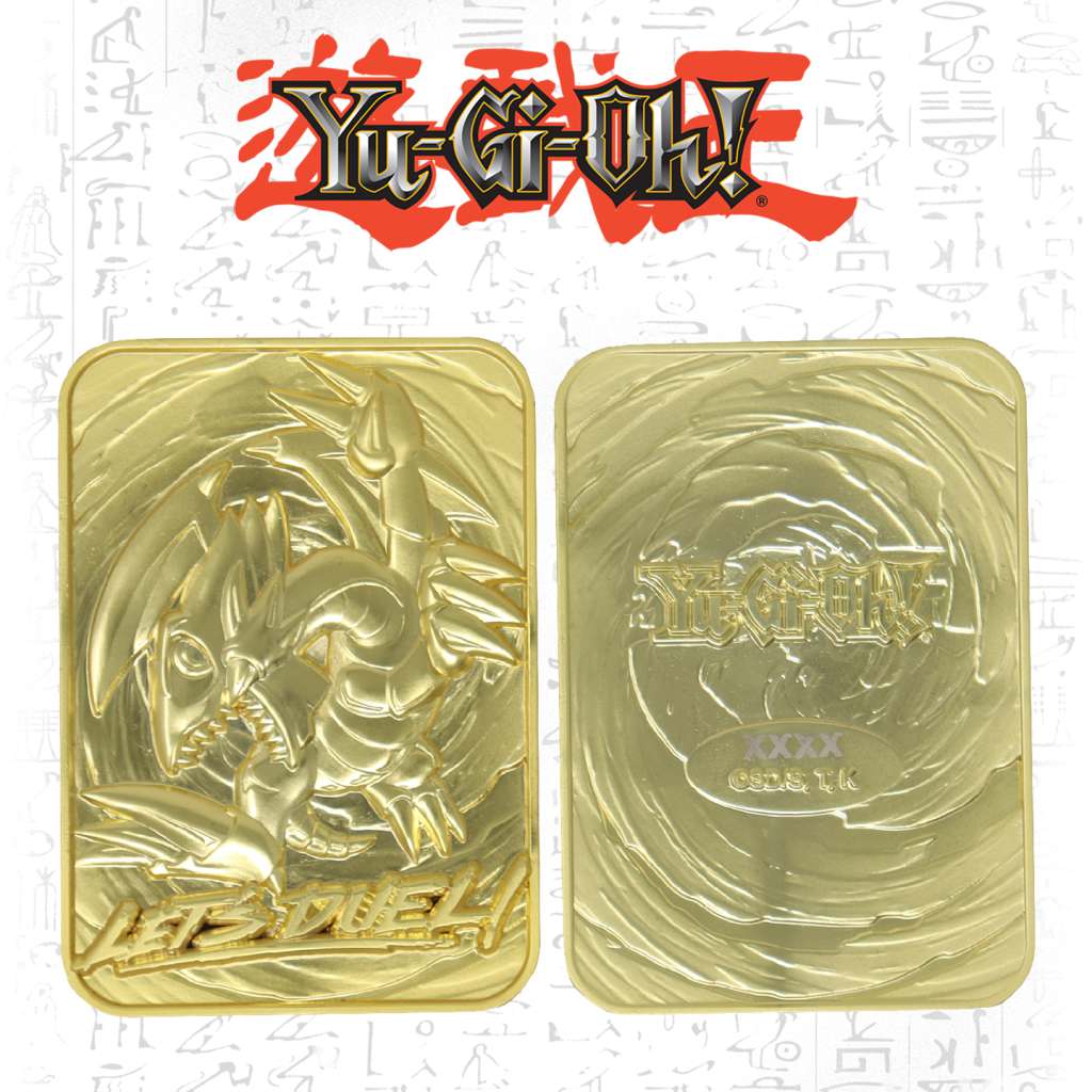 Yu-Gi-Oh! Limited Edition 24K Gold Blue-Eyes Toon Dragon fanattik