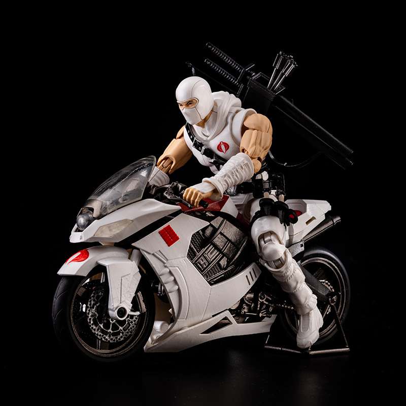 G.I. Joe Storm Shadow Arashikage Cycle Modell flametoys