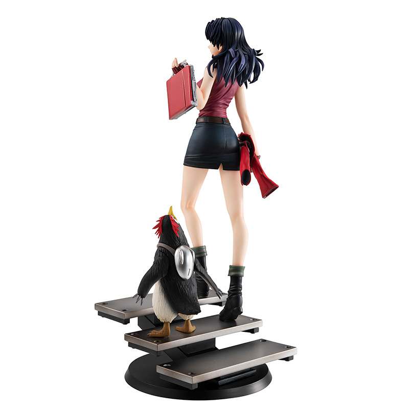 Rebuild Evangelion Gals Misato & Pen Pen Staty megahouse