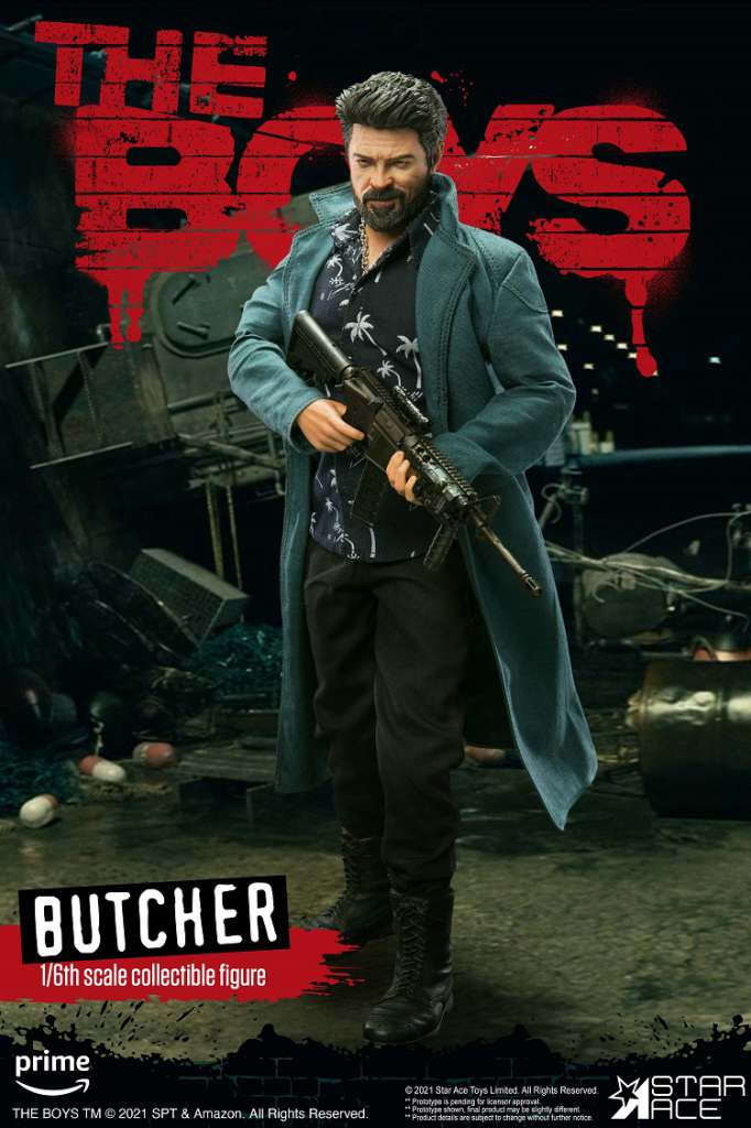 1/6 Skala Billy Butcher Figur från The Boys star ace