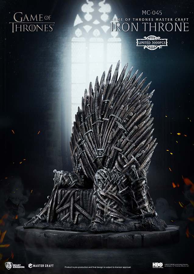Game Of Thrones Iron Throne Master Craft Statue beast kingdom