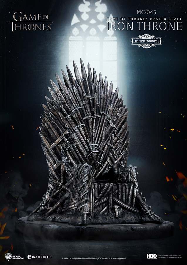Game Of Thrones Iron Throne Master Craft Statue beast kingdom